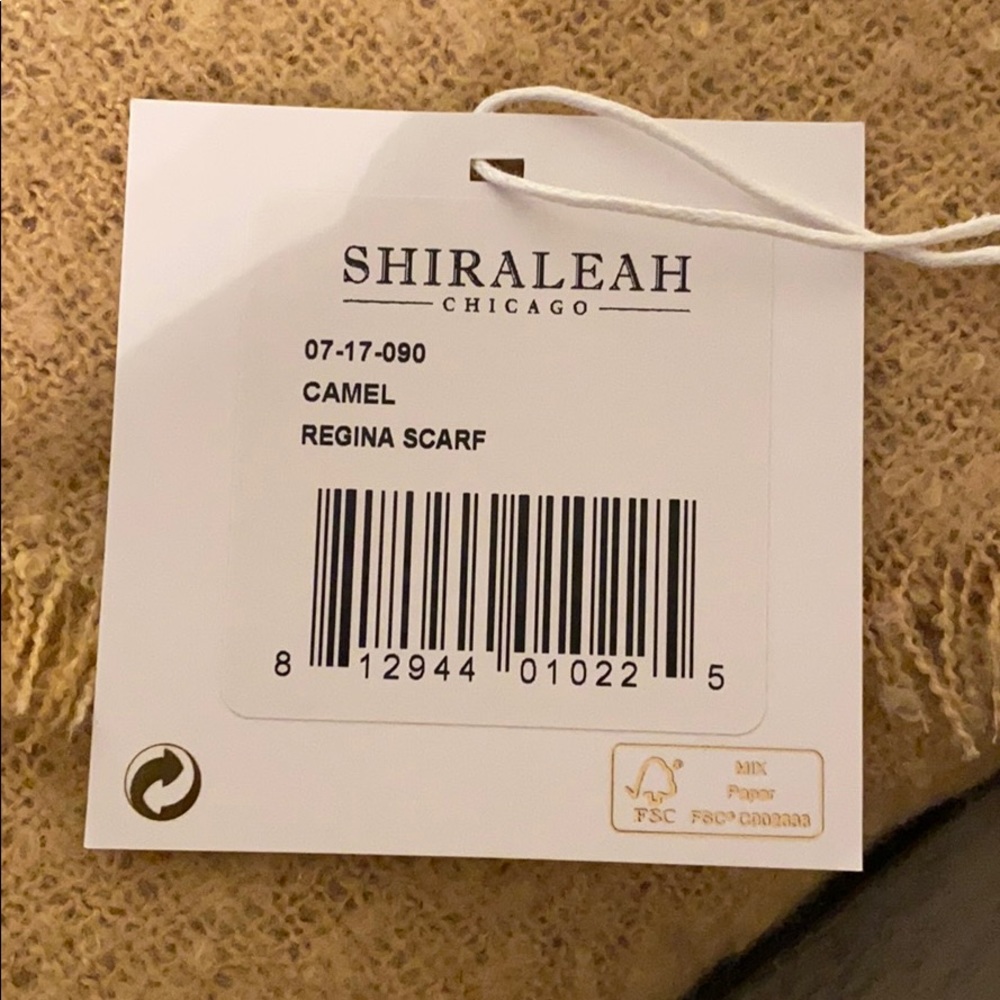 NWT Shiraleah Fringe Hem Scarf - Picture 5 of 5